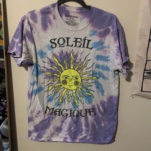 tie-dye soleil shirt